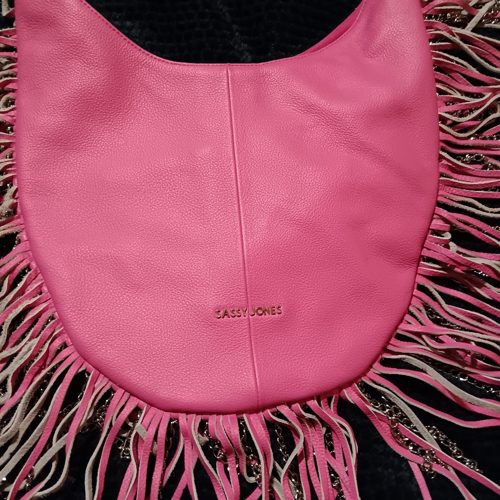 Sassy Jones Dina fringe crossbody